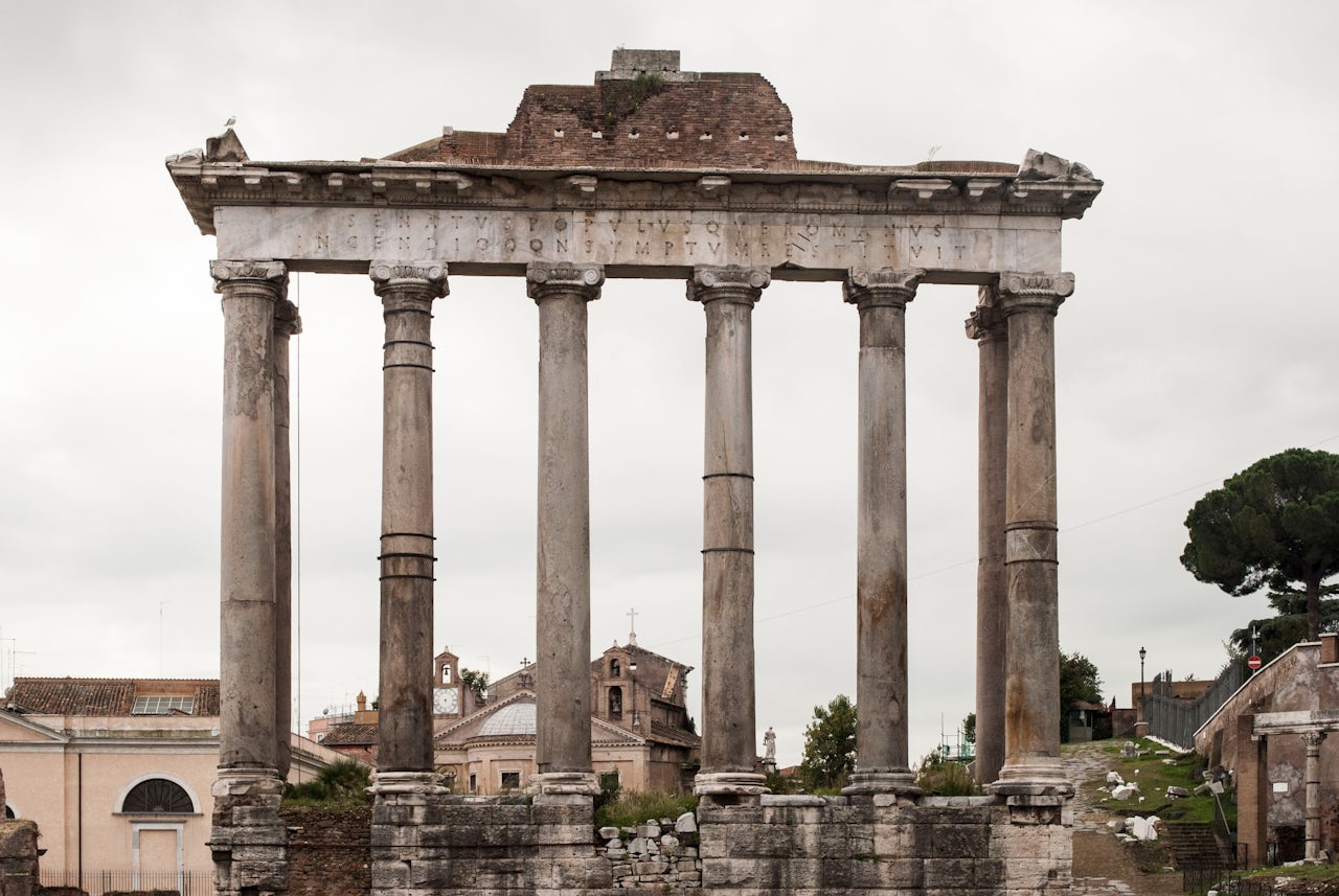 Temple of Saturn, Rome.