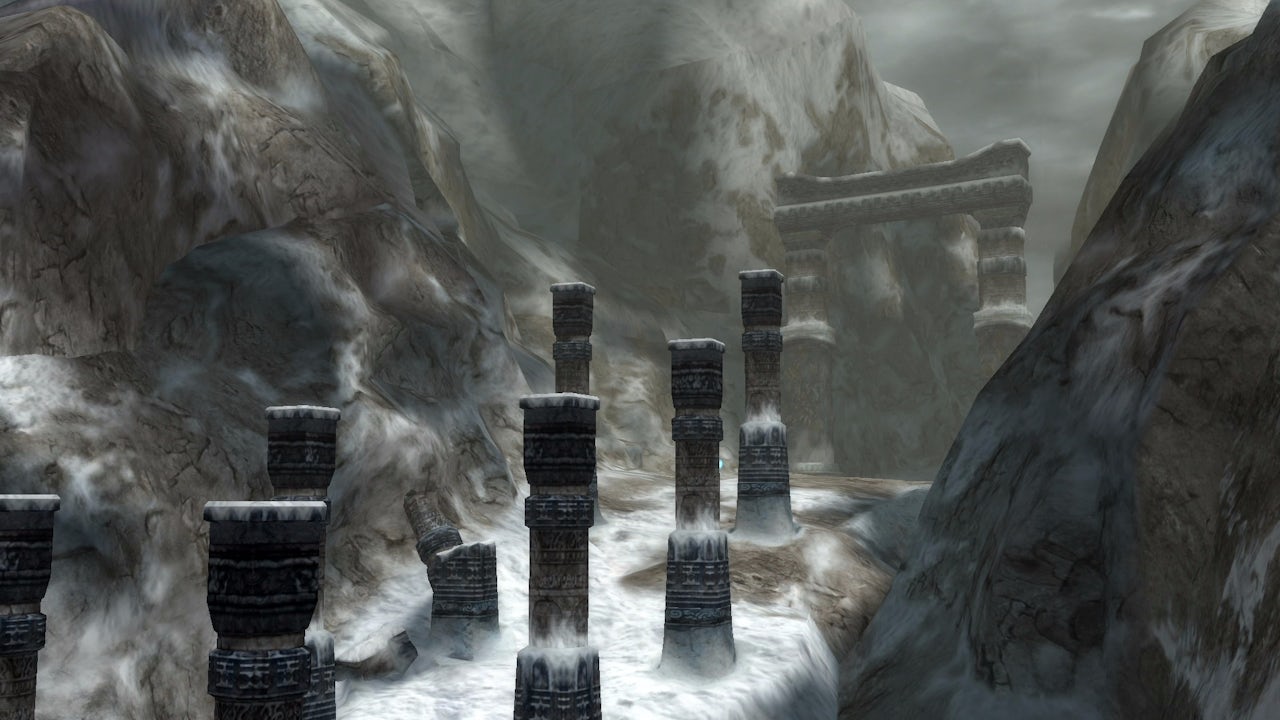 Mount Gagazet in Final Fantasy 10.