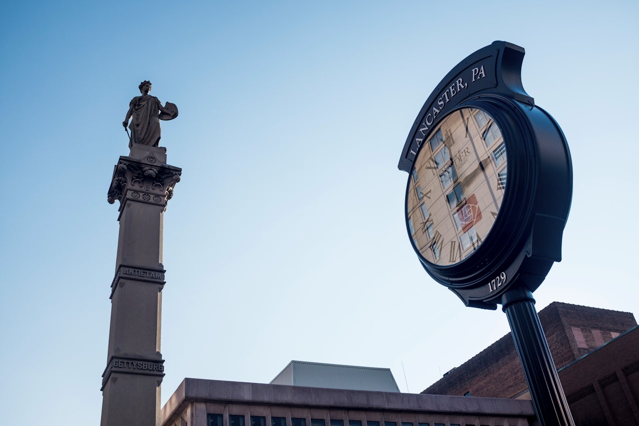Downtown Lancaster, Pennsylania.