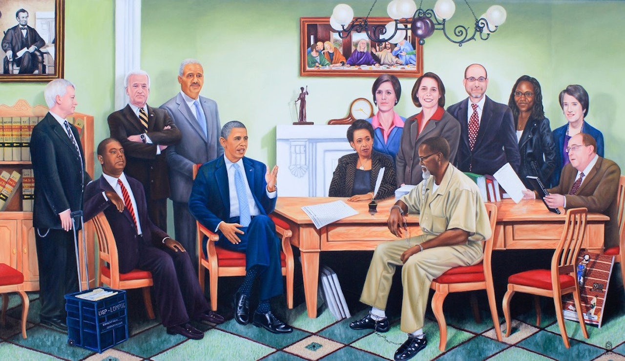 A painting by Fulton Washington.