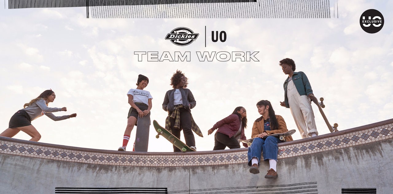 The campaign for Dickies and Urban Outfitters' female-focused workwear collaboration.