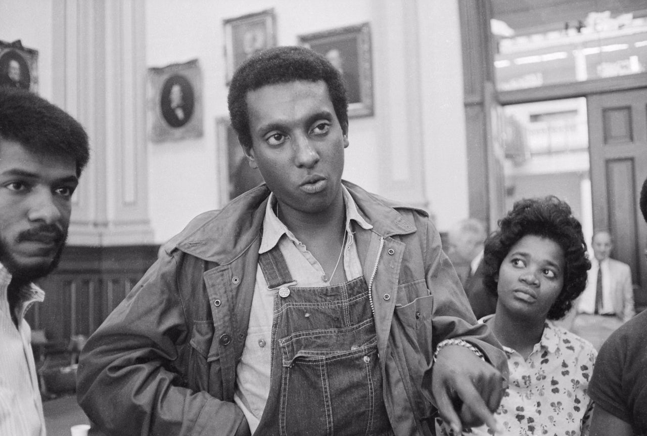 Stokely Carmichael, Chairman of the Student Nonviolent Coordinating Committee (SNCC), and a leader in the 'Black Panther' political party in 1966