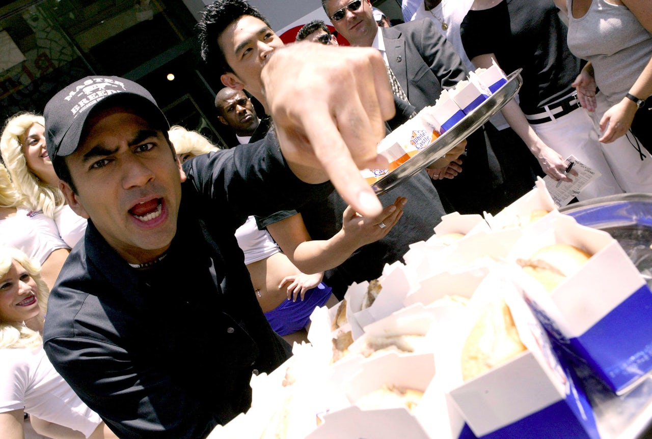 Kal Penn promoting ‘Harold & Kumar Go to White Castle’ in 2004.