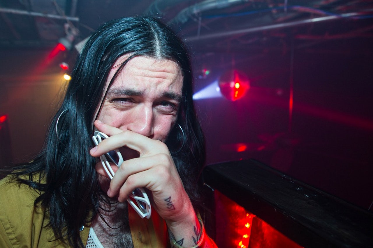 Caleb Kruzel AKA Goon Soul, musician, photographed at Tilt BK.