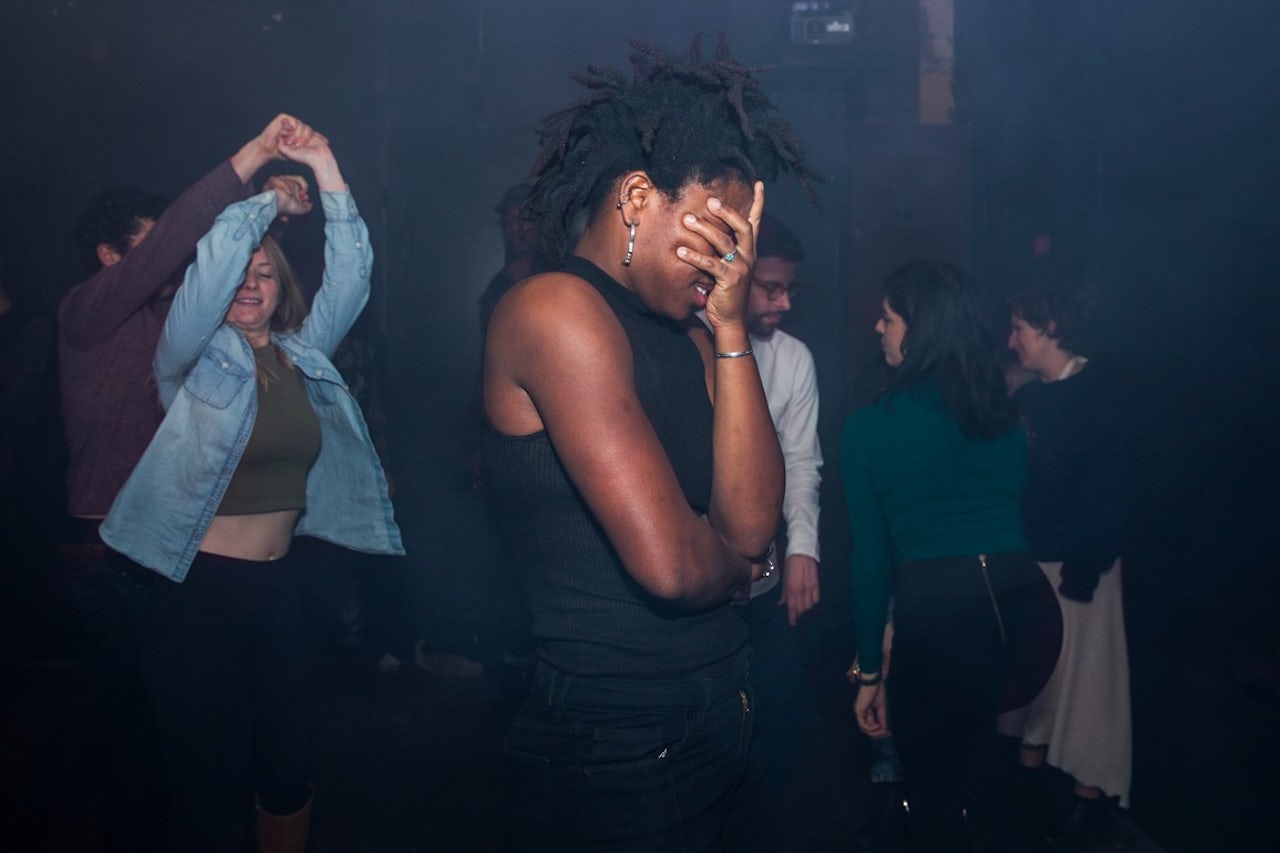 Tara-Jo Tashna, performance artist and composer, photographed at Tilt BK.