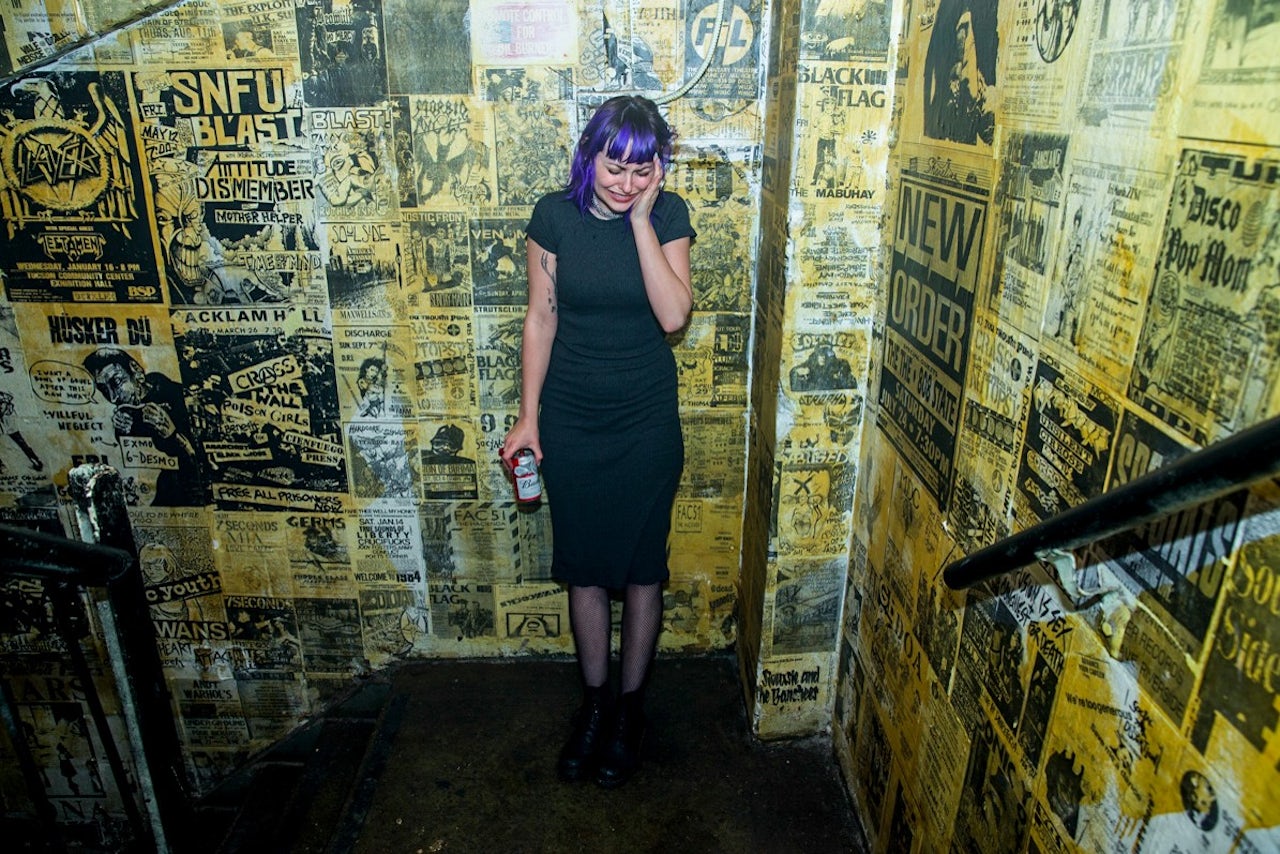 Alanna Vanacore, painter and visual artist, photographed at Tilt BK.