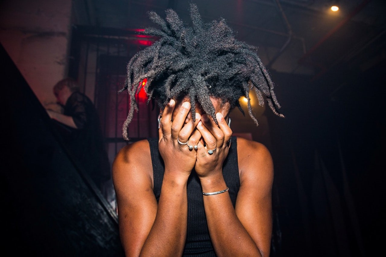 Tara-Jo Tashna, performance artist and composer, photographed at Tilt BK.