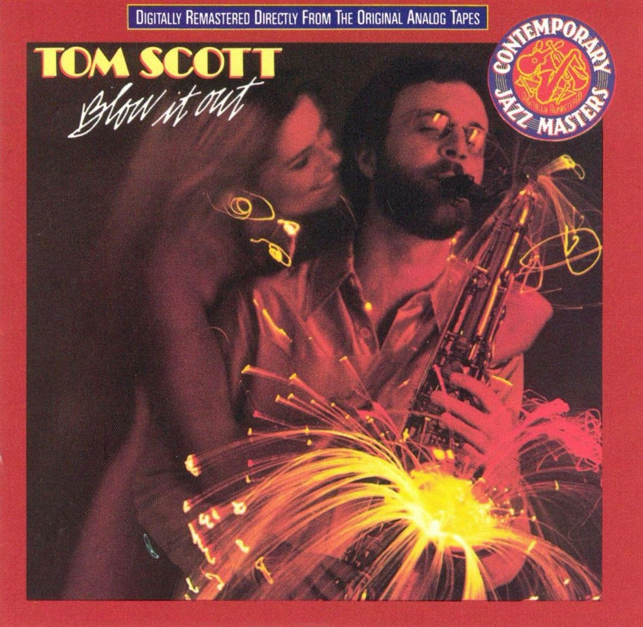 The cover for jazz fusion saxophonist Tom Scott's 1977 album ‘Blow it out.’