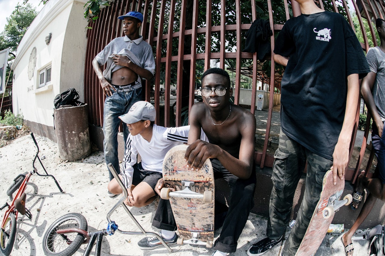 The Wafflesncream crew hang in Lagos, Nigeria.