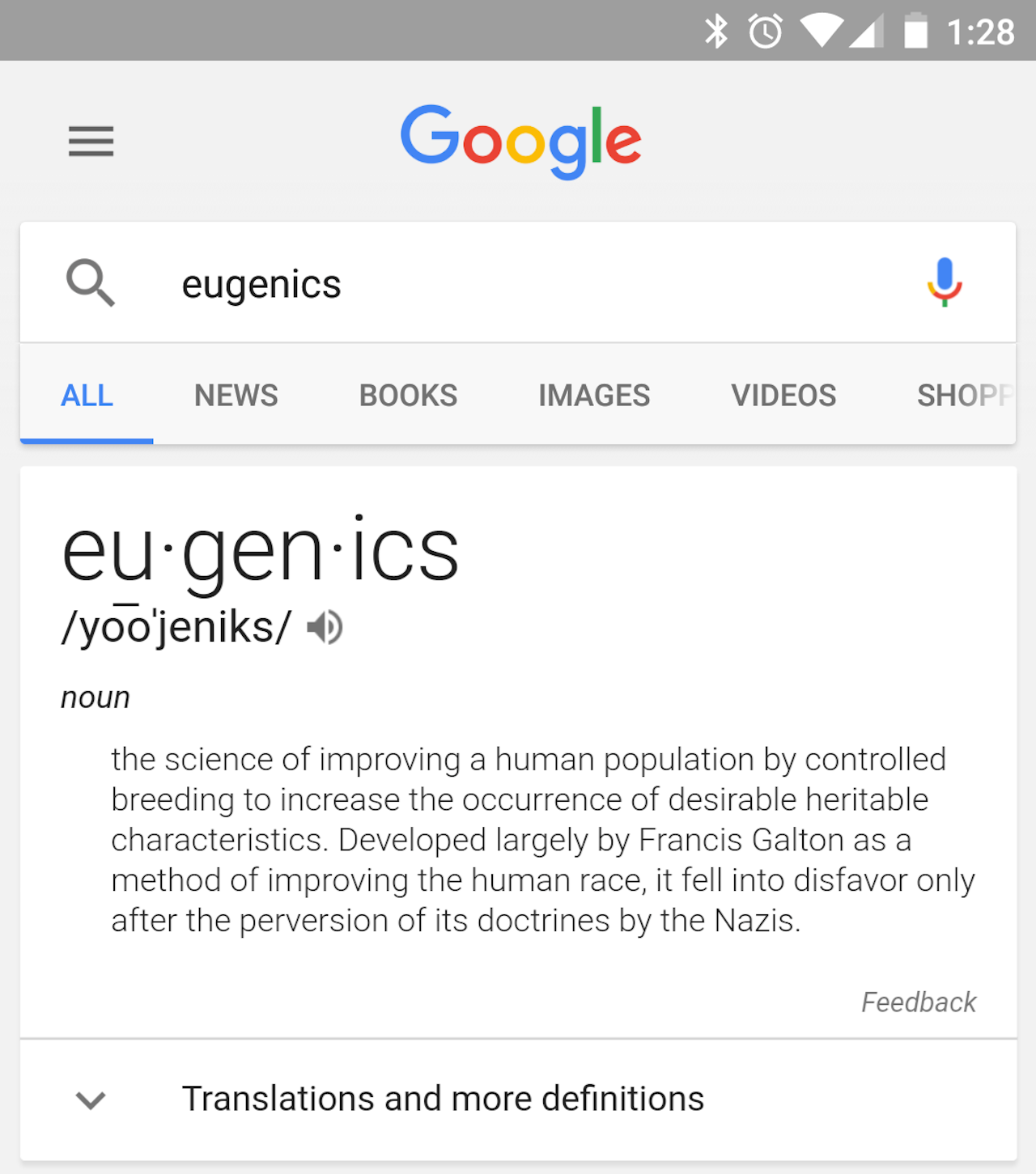 the definition of eugenics