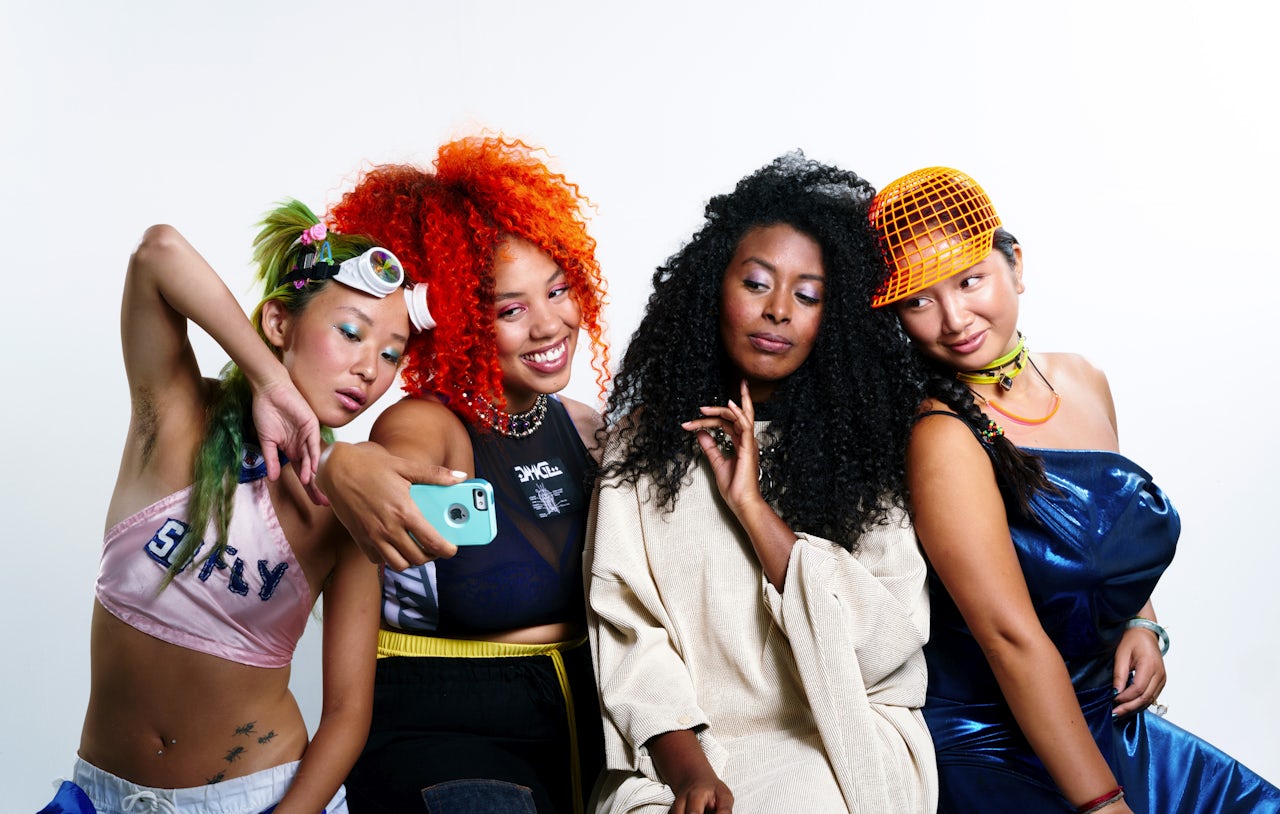 Four of BUFU's co-founding members: Suhyun Choi, Jazmin Jones, Tsige Tafesse, and Katherine Tom.