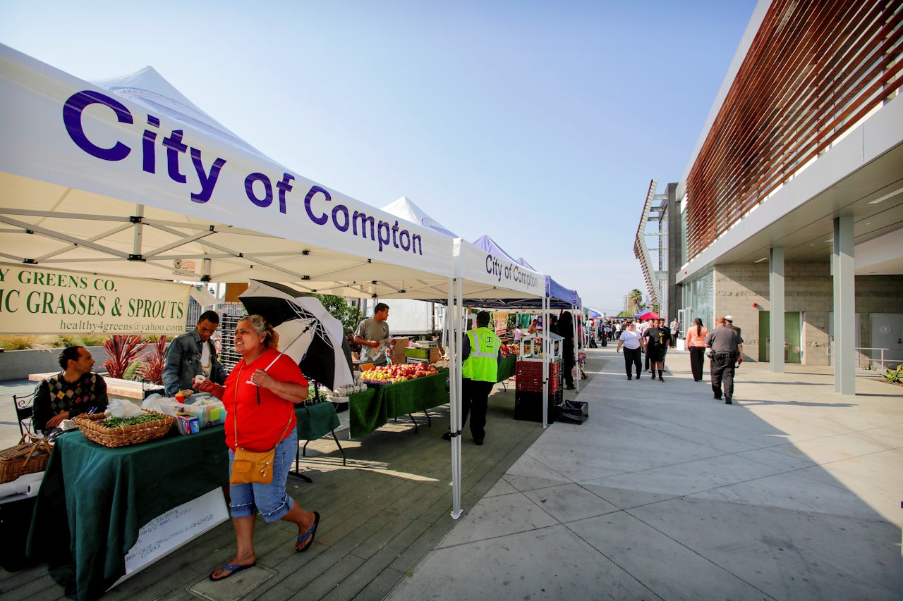 Community farmer's markets are just one way municipalities are working to make healthy foods more accessible.