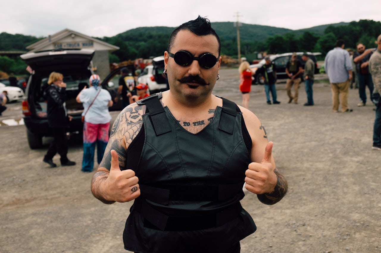 Pawl Bazile, representing the Proud Boys.