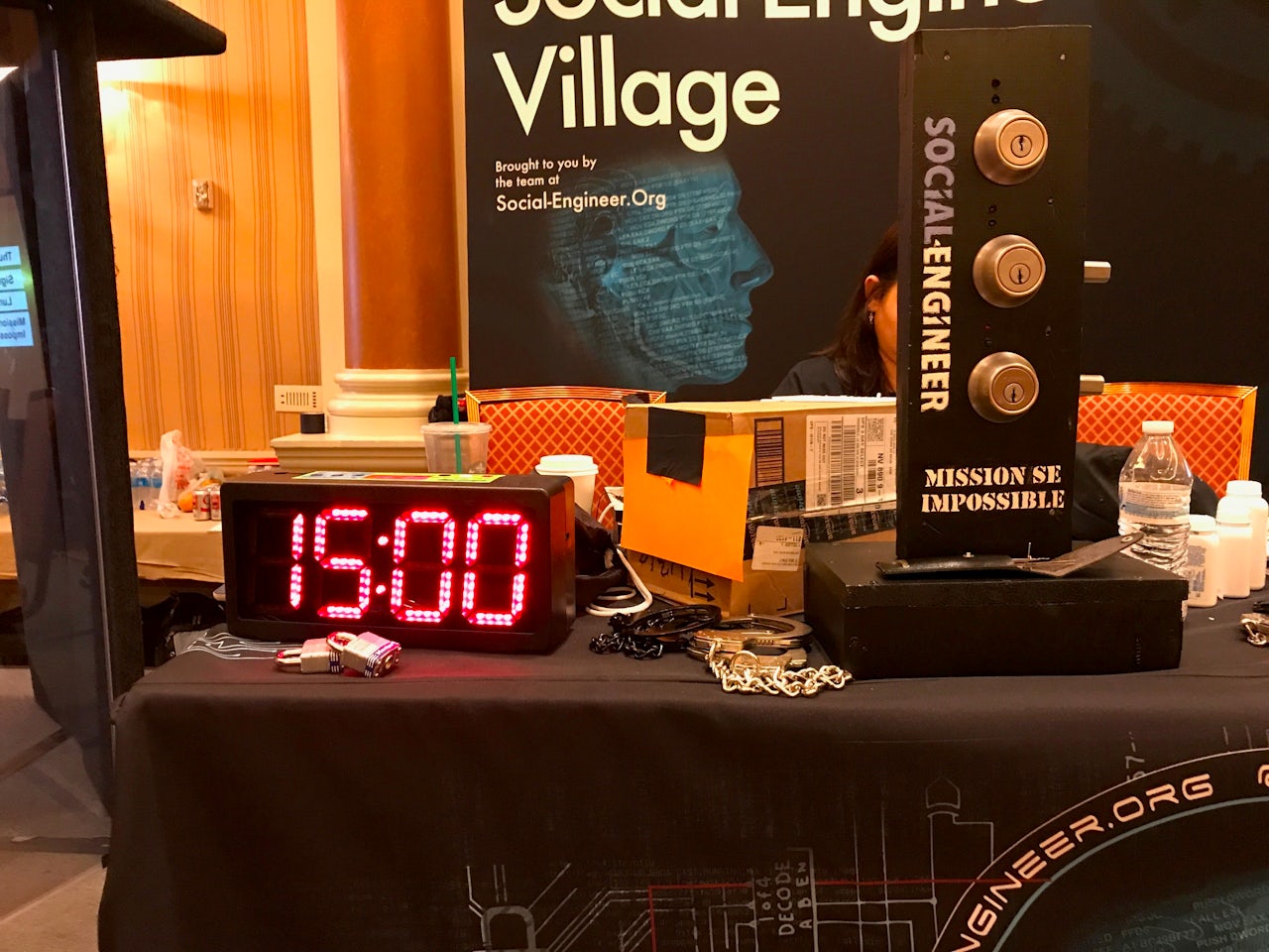 The locks that foiled my escape.