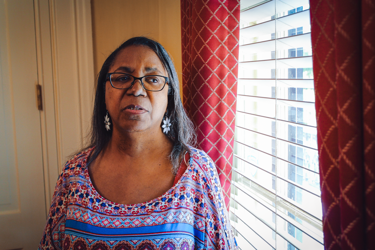 Sherrell Slider says her son, Fred Slider, was jailed illegally after he failed to pay fines to Sentinel Offender Services, a private probation company.
