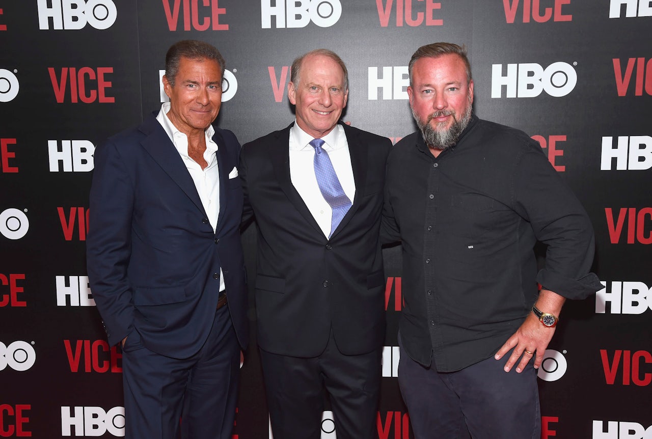 Chairman and Chief Executive Officer of HBO, Richard Plepler, consulting producer Richard N. Haass and executive producer Shane Smith attend the 