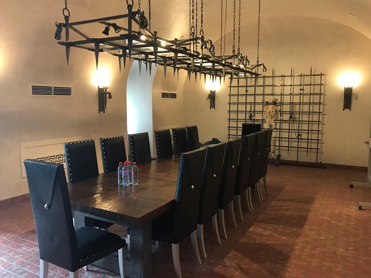 One of the meeting rooms at VK, the social network founded by Pavel Durov that was later taken over by Kremlin allies. Durov chose the decor that is still there.