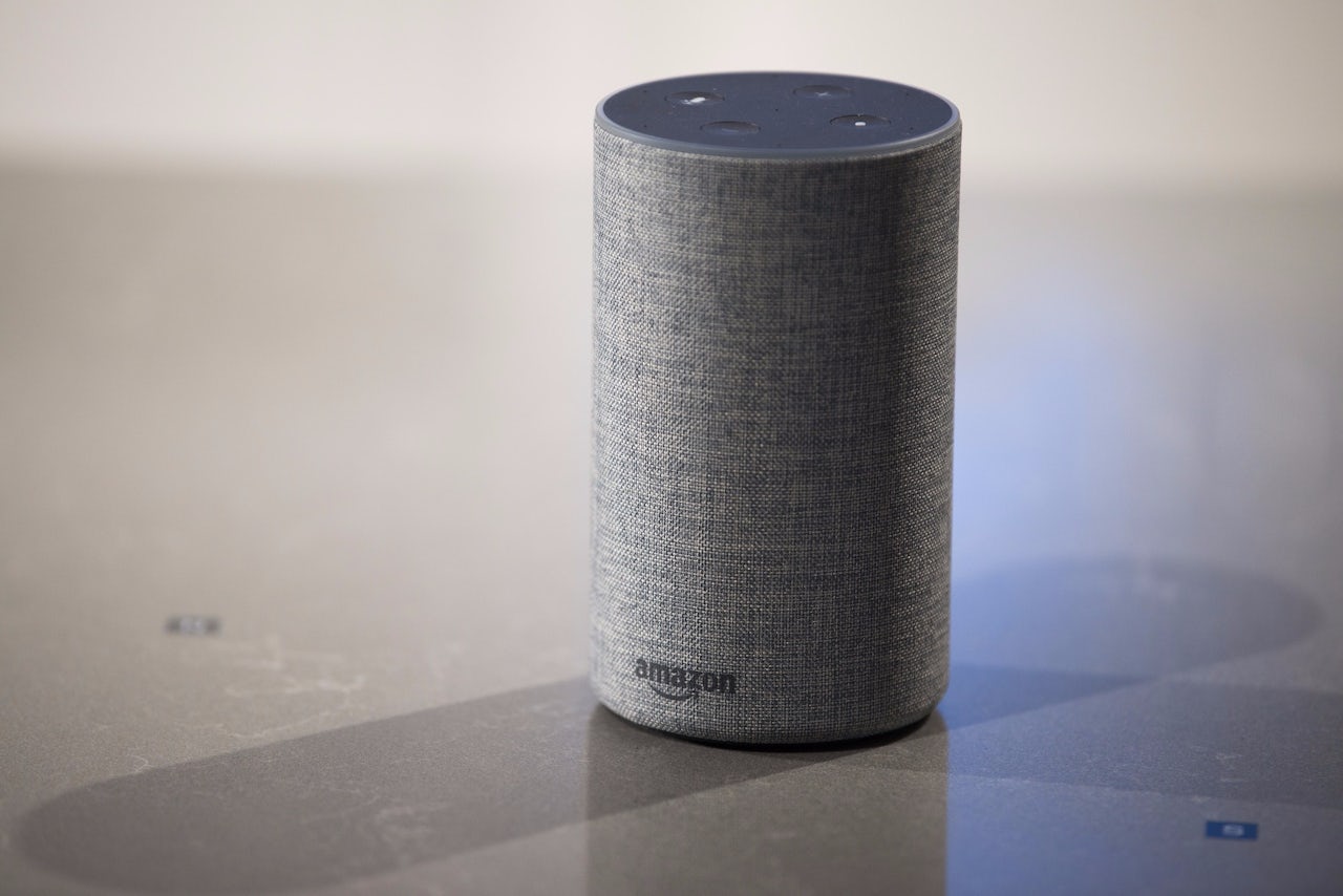 Amazon’s Echo smart home device, which is powered by a digital assistant with the default name “Alexa.”
