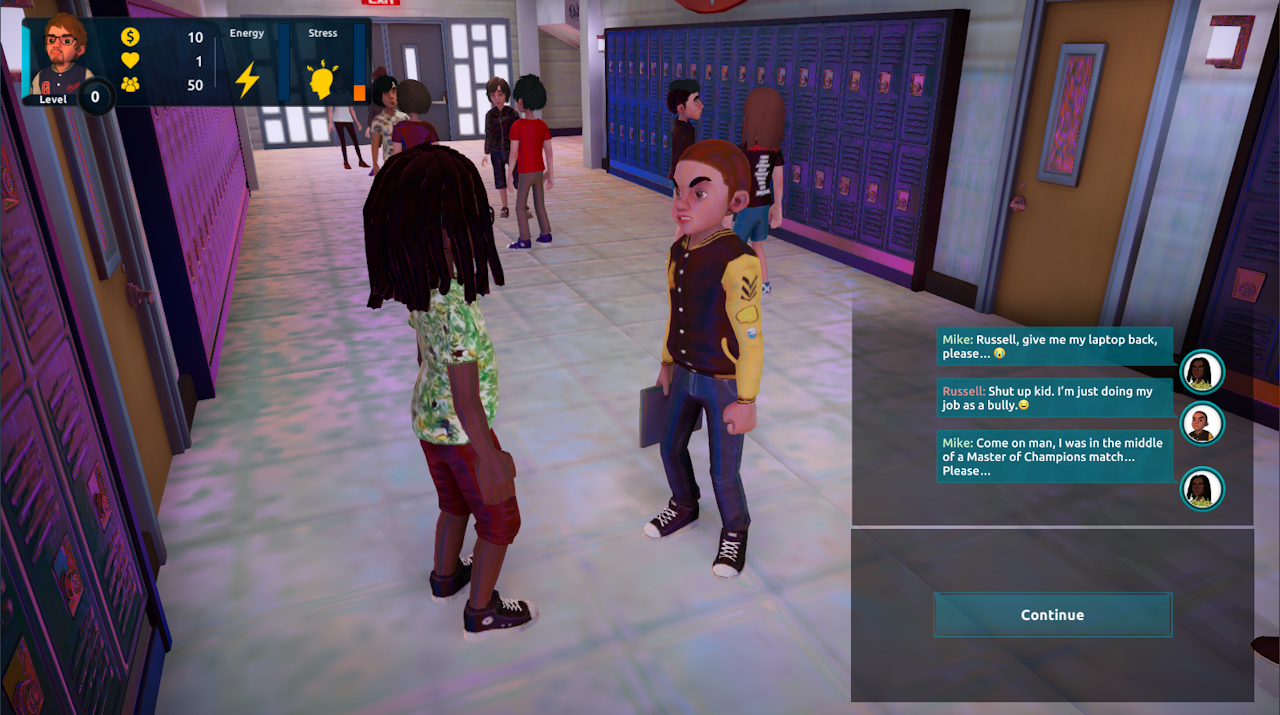 The plot of Esports Life revolves around a school bully who challenges you to an esports match.