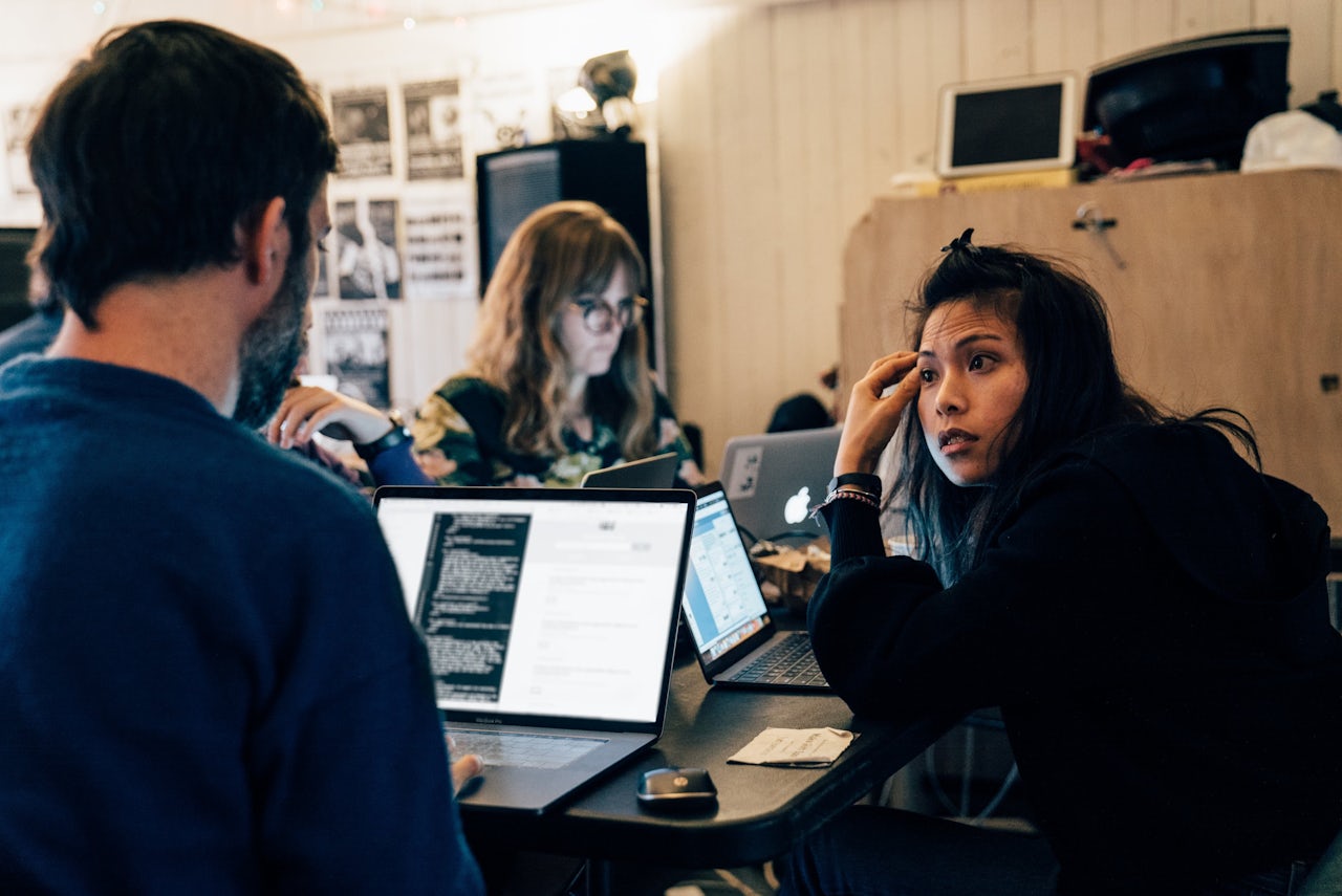 Holmes Wilson and Tiffiniy Cheng, the cofounders of Fight for the Future.