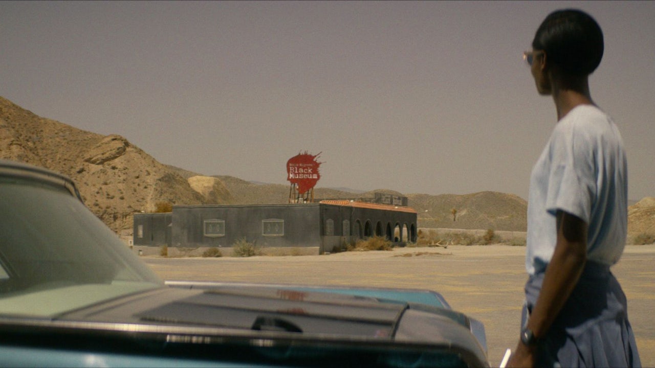 Nish arrives at the Black Museum.