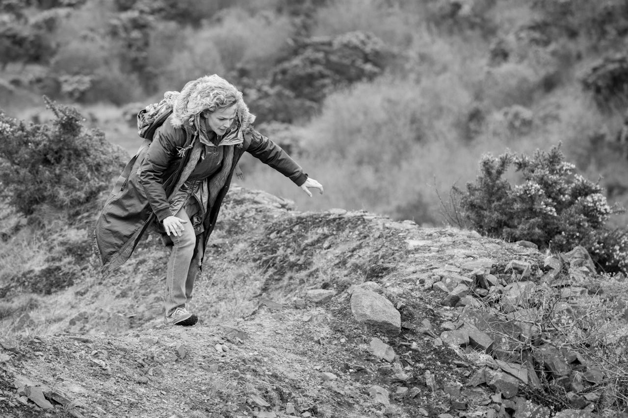 This episode about survival and pursuit was filmed in Dartmoor, England.