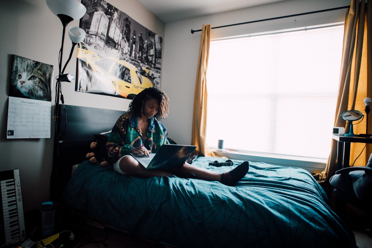 Gilles at home in Memphis.