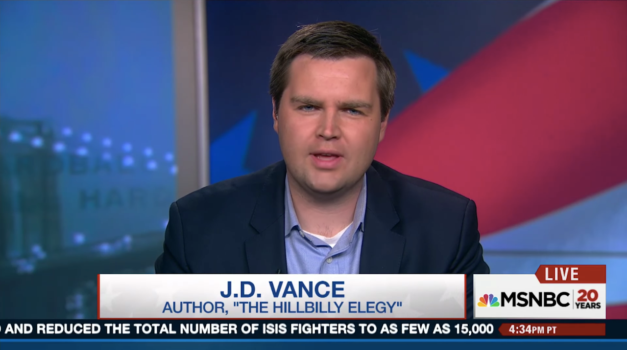 Vance in an MSNBC segment called 