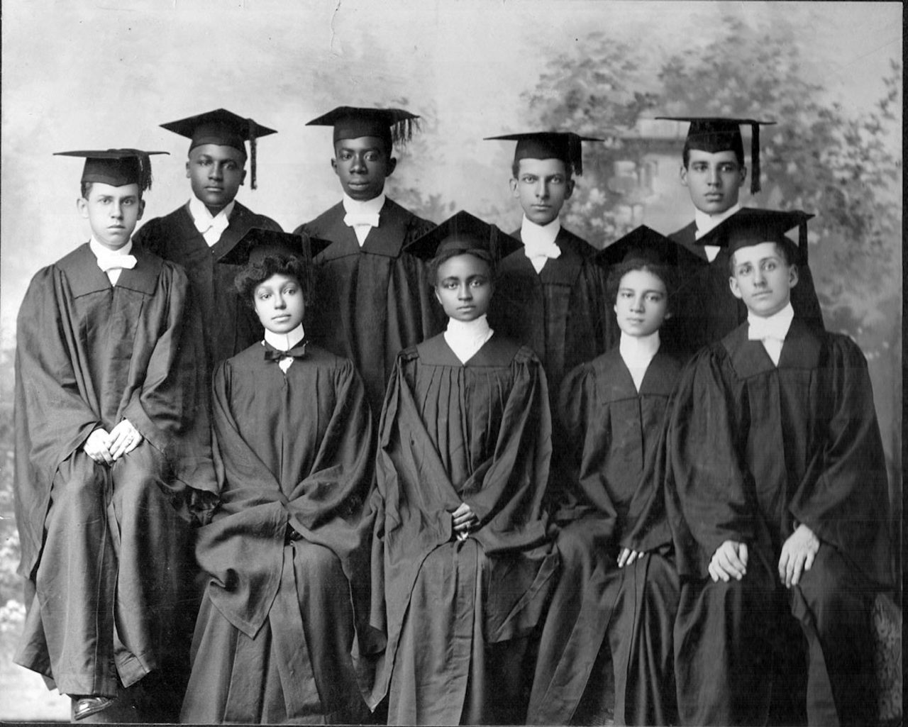 Atlanta University graduates in the early 1900s.