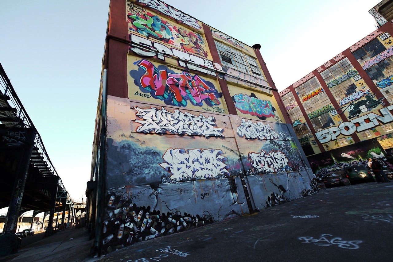 A view of 5Pointz in 2010.
