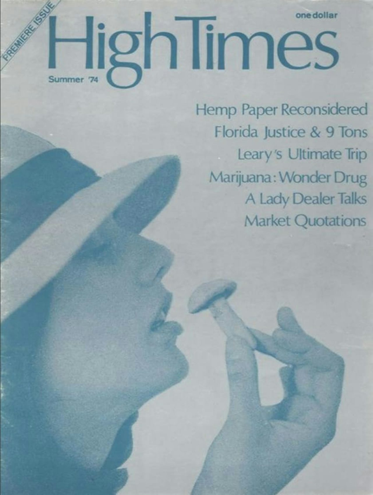 The first issue of High Times.