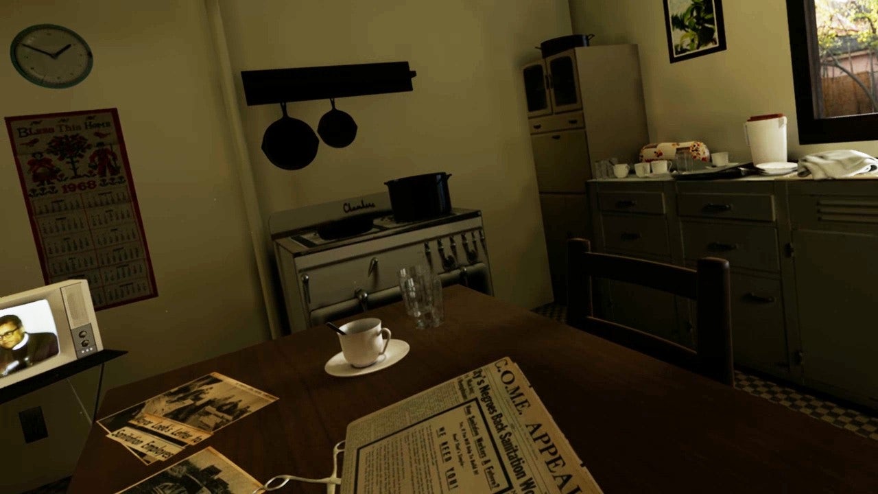 The interior of the user’s “home” in “I Am A Man.”