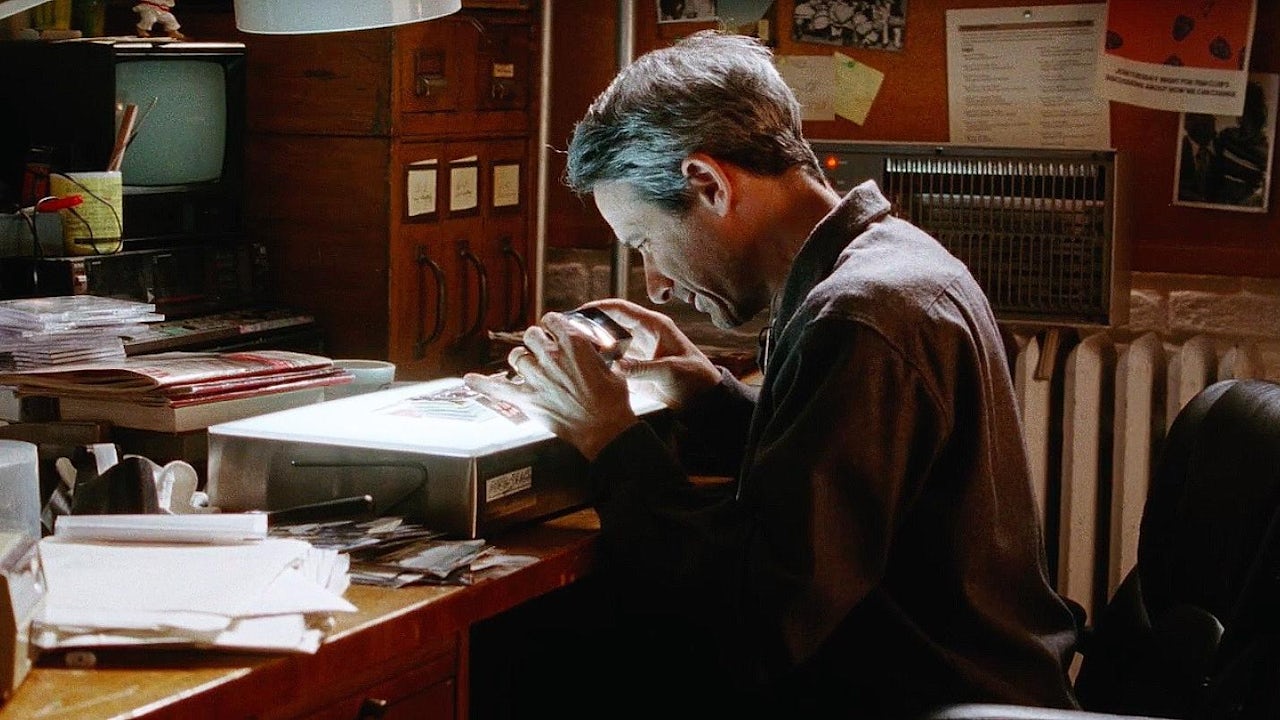 Nick the archivist (Adam Horowitz) hard at work.