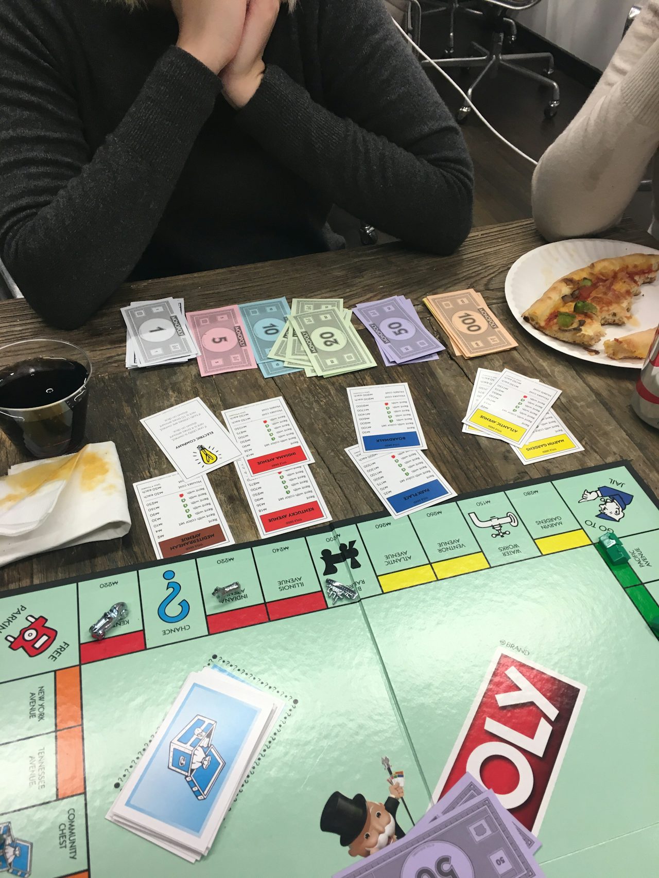 A merged team considers its options.