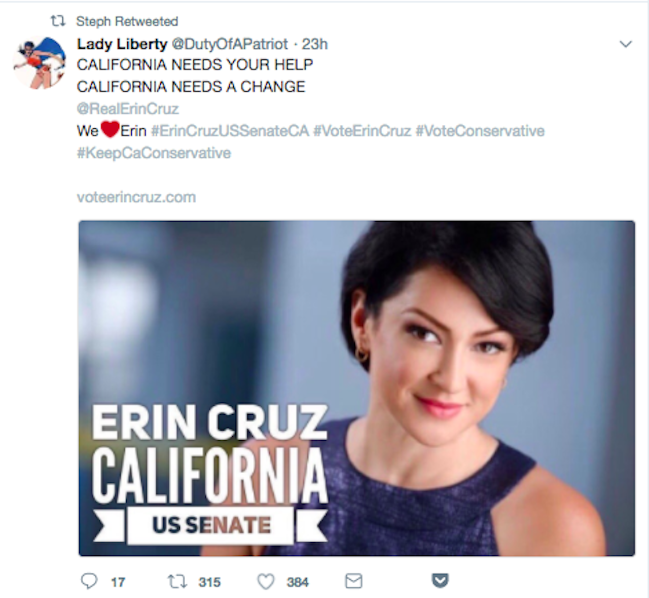 Retweet by @Steph93065