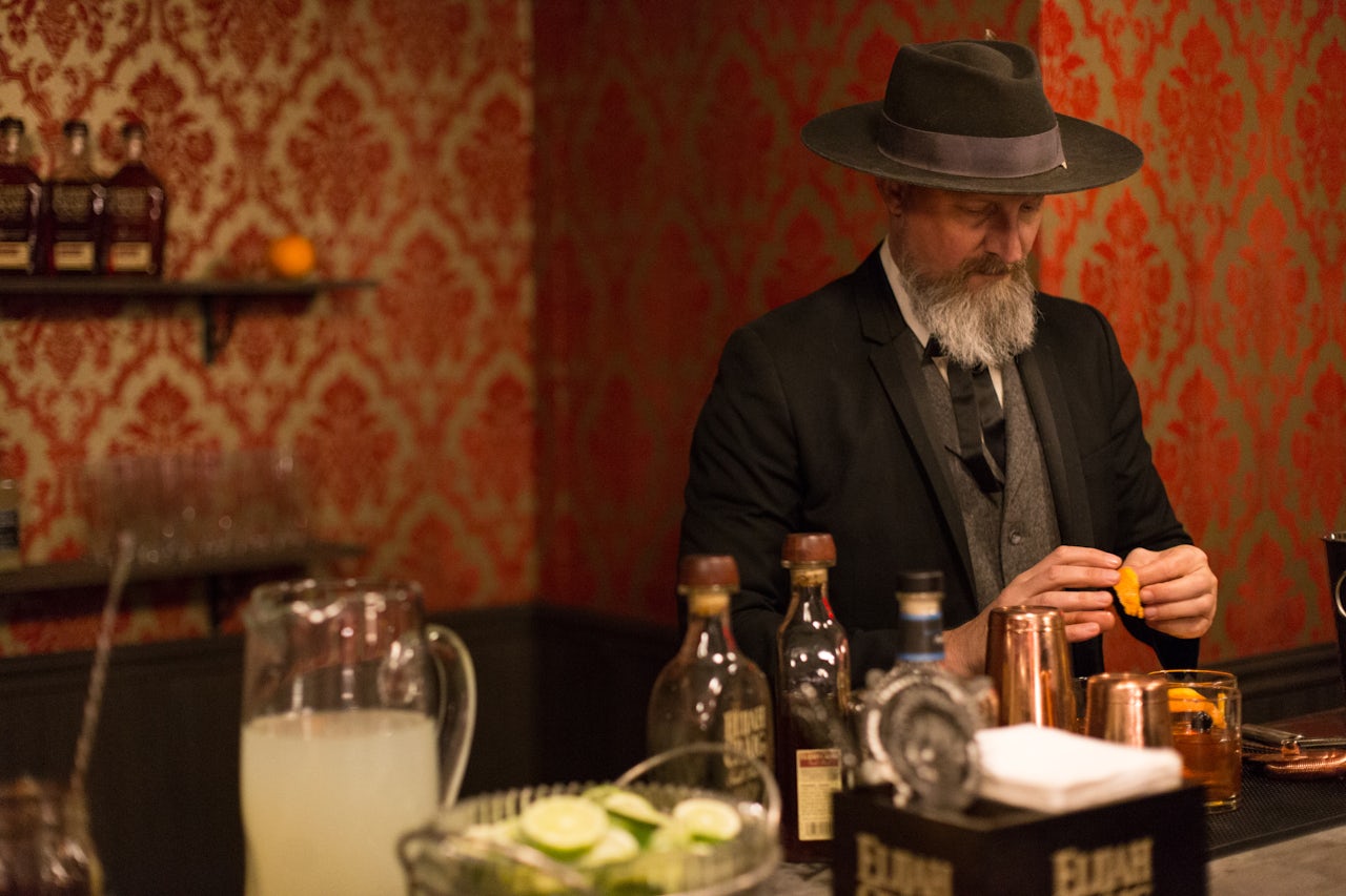 The bartender at the Mariposa Inn.