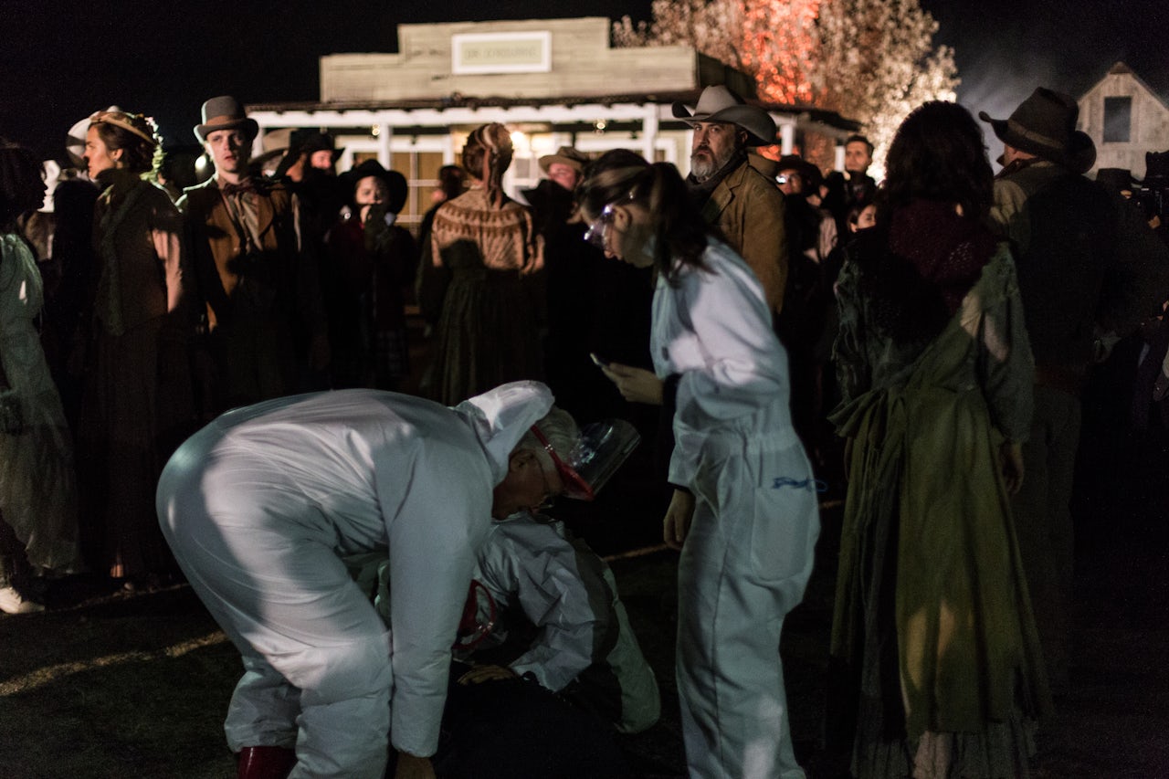 The aftermath of a shootout.