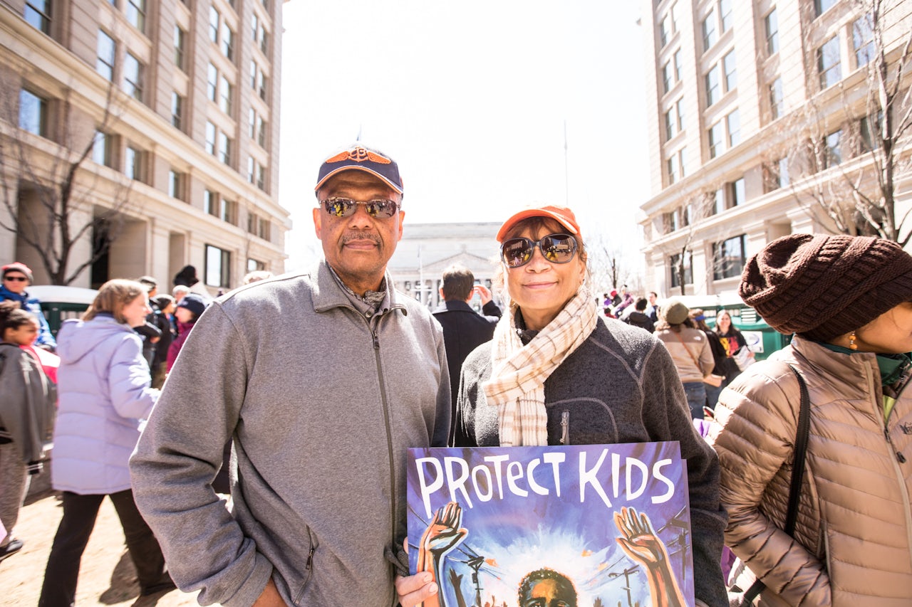 Rodney Lee, 67, and Patricia Frye, 64 from Washington, D.C.