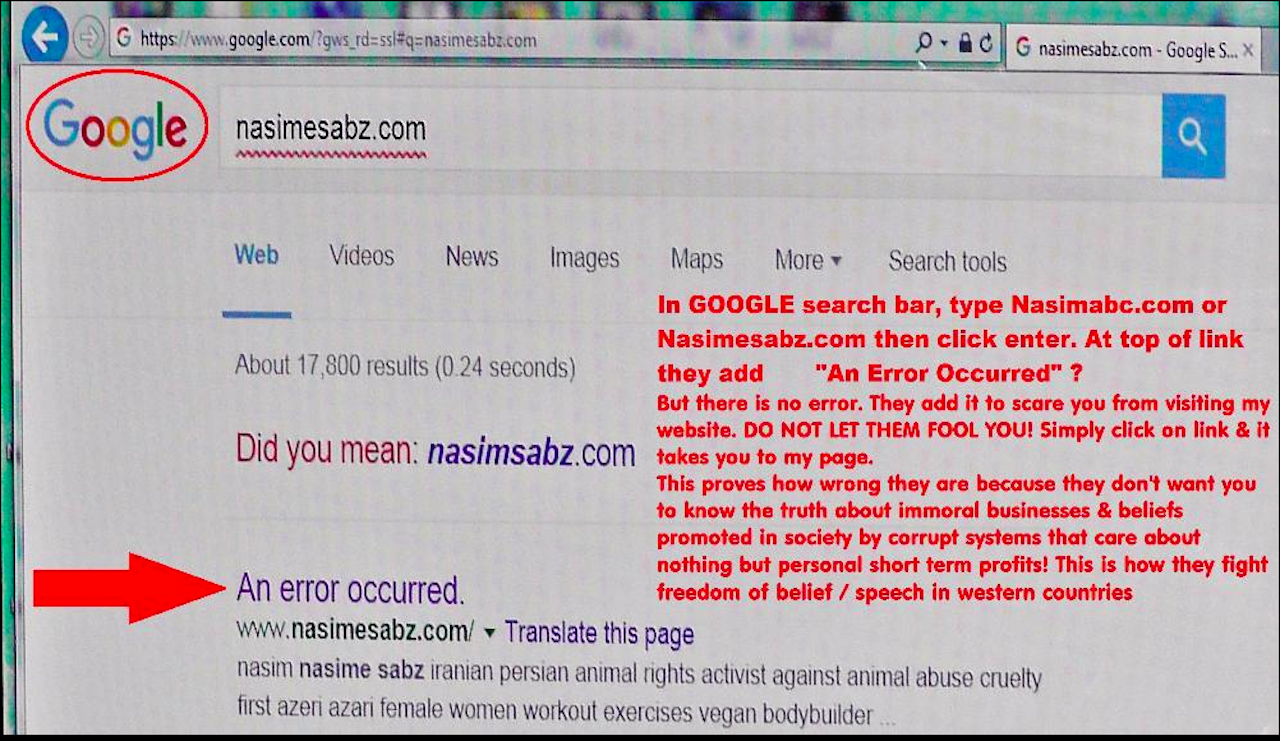 Post on Aghdam's website.