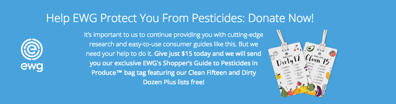 A screenshot from the EWG's 