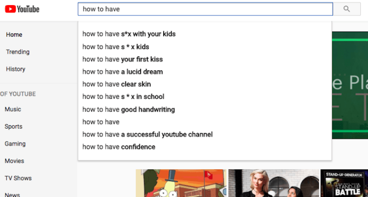 How to have... YouTube search results