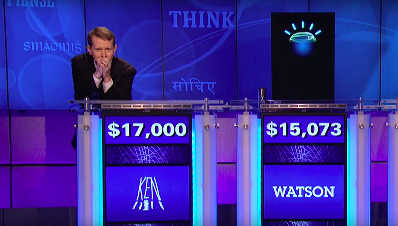 Jennings on the second day of competition with Watson