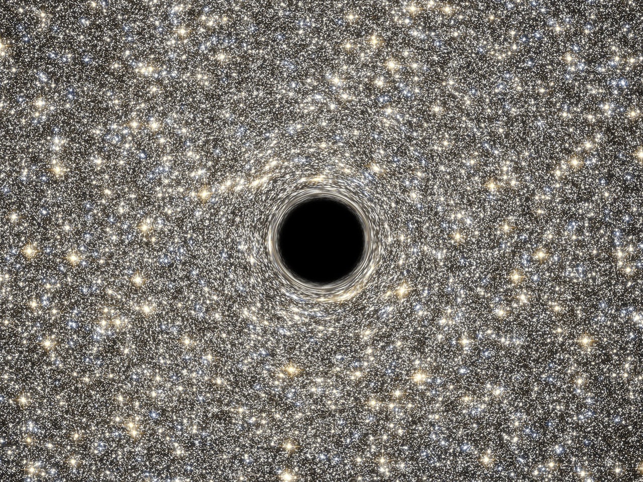 Galaxy containing a supermassive black hole.