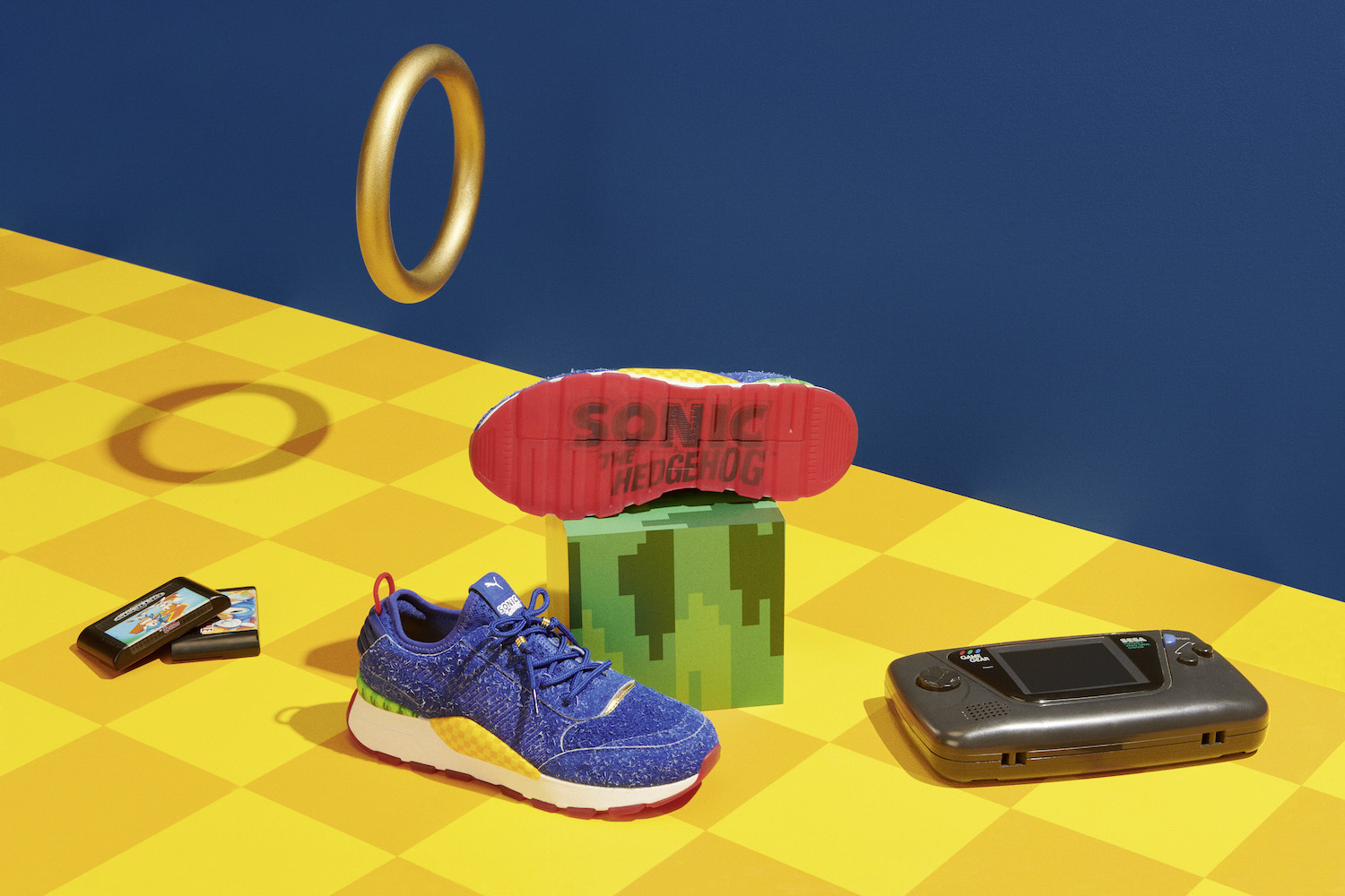 puma sonic red shoes