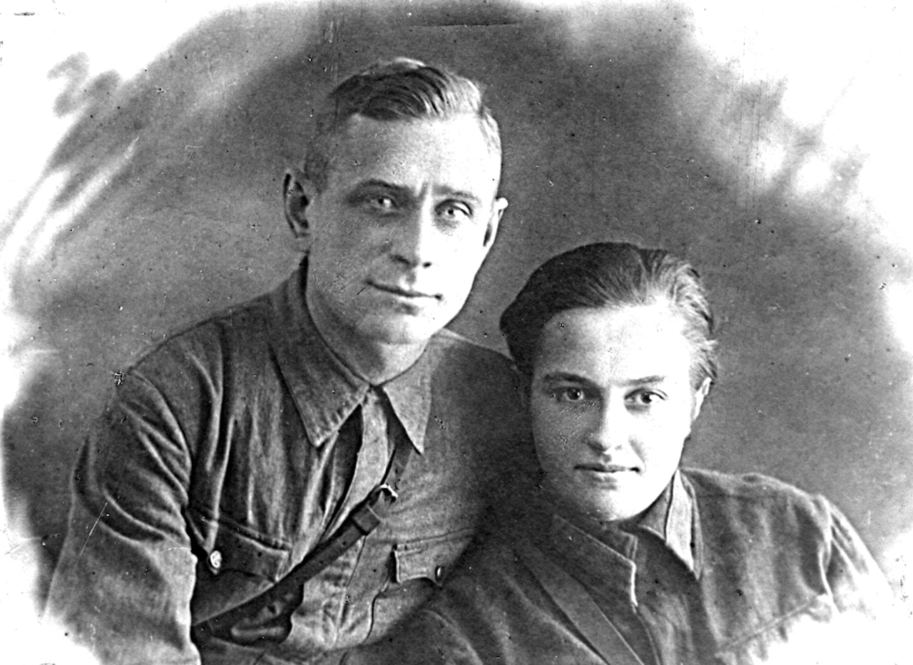 Lyudmila Pavlichenko and her husband Alexei Kitsenko.