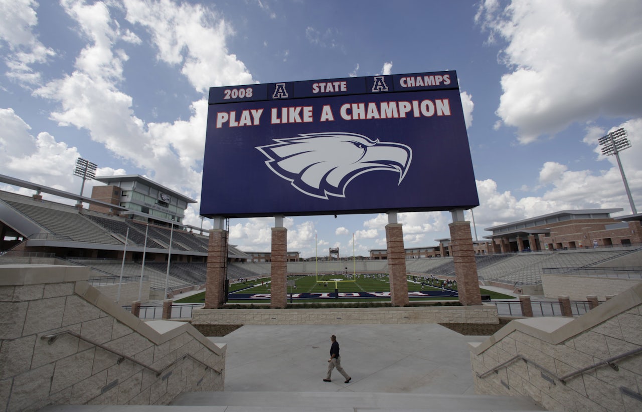 Eagle Stadium in Allen, Texas.