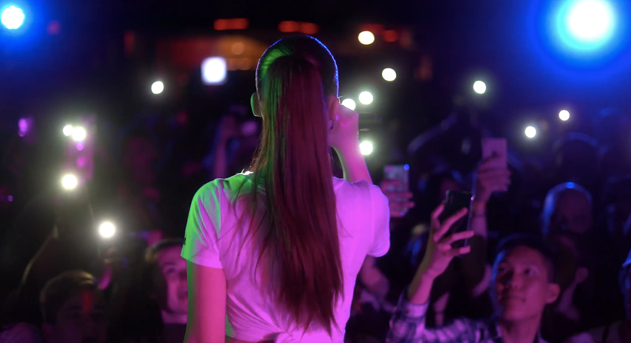 Bhad Bhabie performing in Atlanta, Georgia.