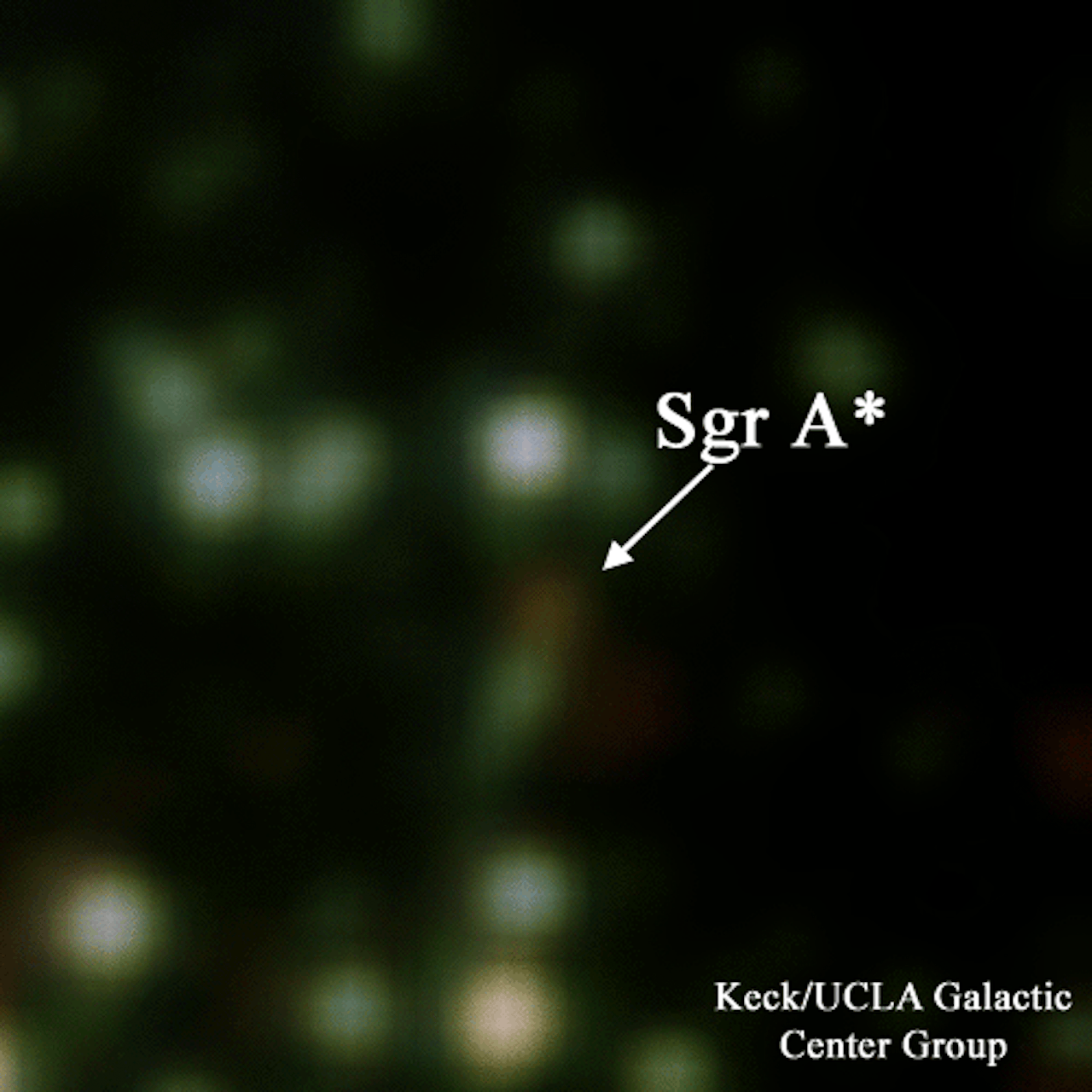 Timelapse of a supermassive black hole.