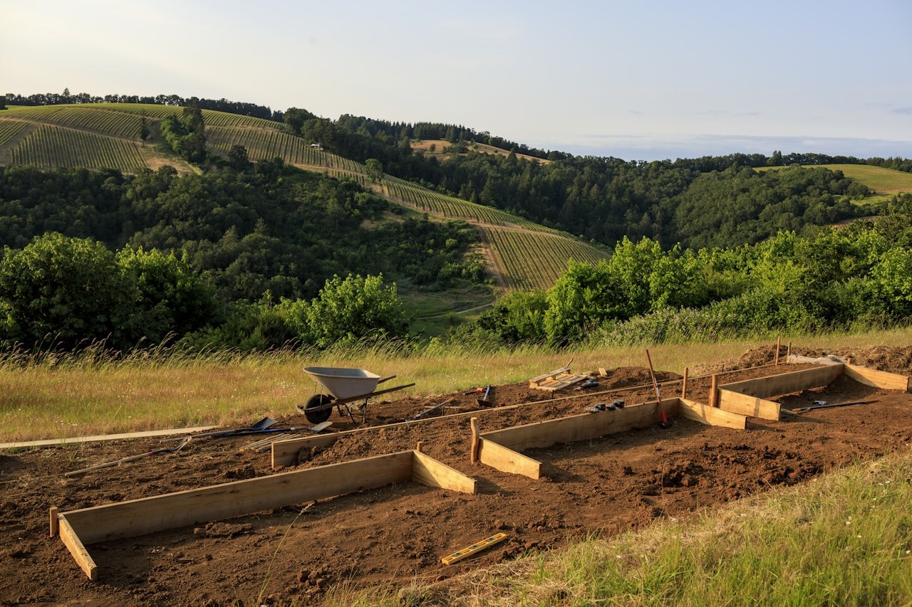 Soil ready to grow marijuana.