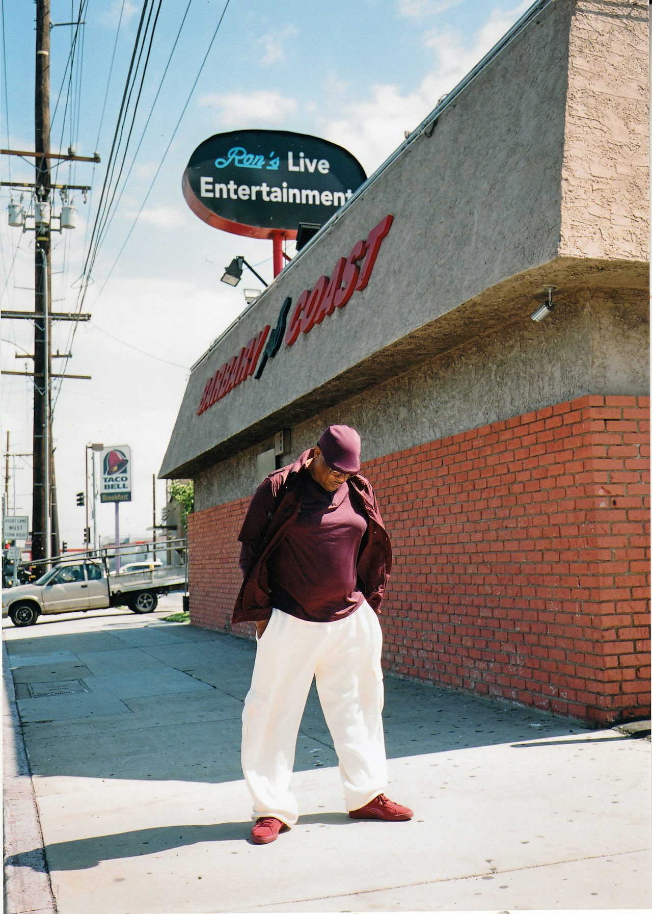 Chef Ron Freeman in his old neighborhood.